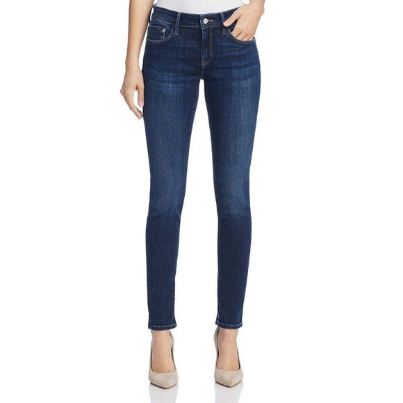 Mavi Women's Alexa Mid-Rise Skinny Jeans 30W x 28L Dark Supersoft